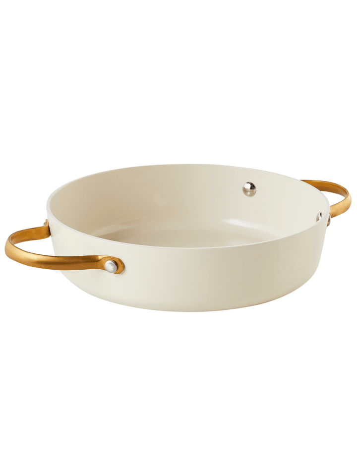 Beliani 10-tlg Kochgeschirr ELITE PRO in Weiß/Silber/Gold günstig kaufen onesize