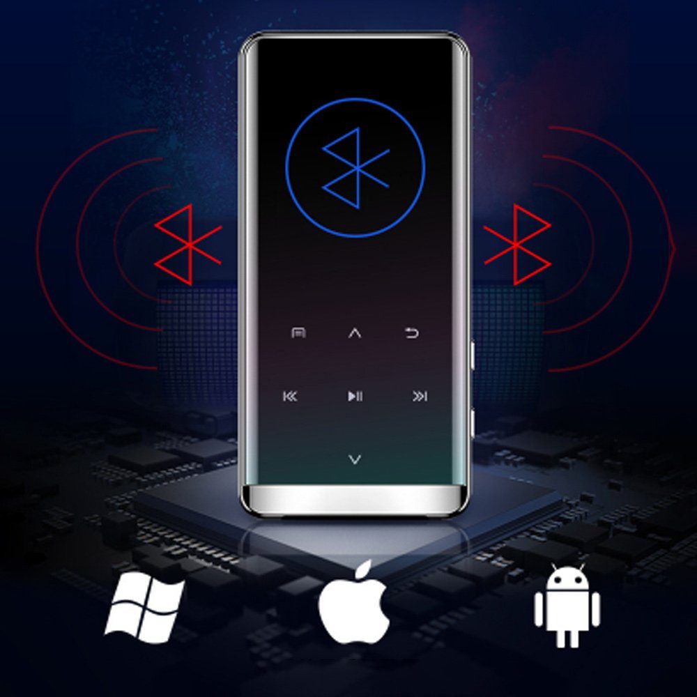 Jormftte tragbarem Musikplayer mit Bluetooth MP3-Player