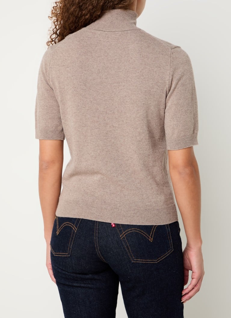 Benetton Fine-knit top in cashmere blend