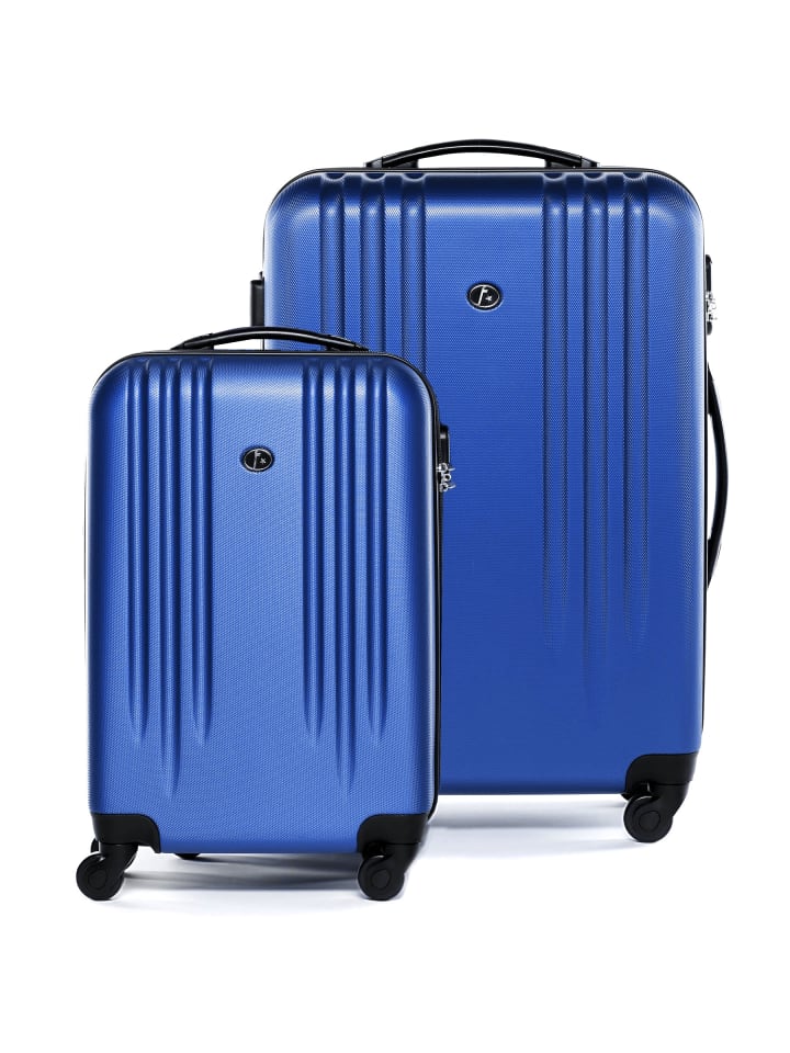 FERGÉ Kofferset Hartschale 3-teilig Hartschale 3 teilig Koffer Set Marseille in blau günstig kaufen onesize