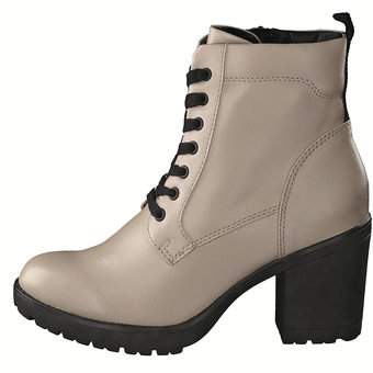 Marco Tozzi Schnürstiefelette in beige