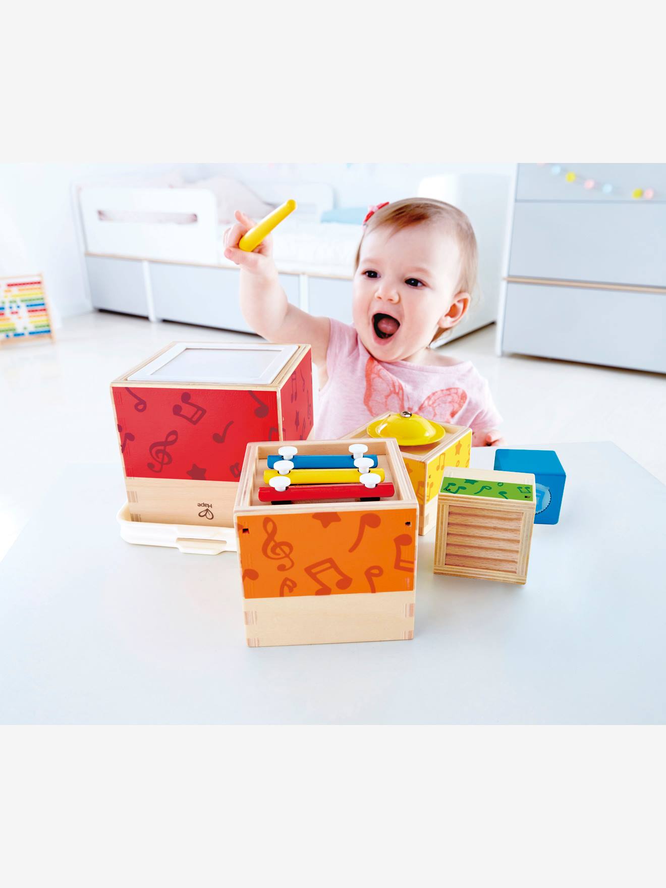 Hape Musik-Stapelwürfel HAPE - mehrfarbig