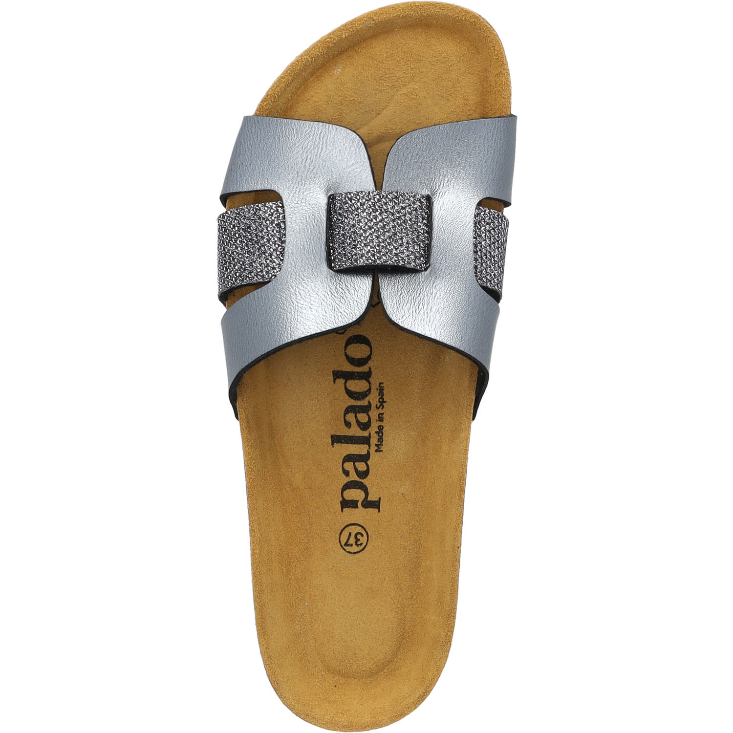 Palado Crisui, Pantoletten, Damen, Grau Metallic