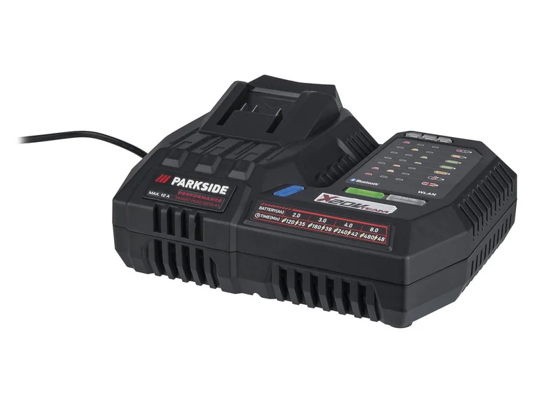 Carregador de bateria PARKSIDE PERFORMANCE® Smart PLGS 2012 A1, 12 A, 20 V