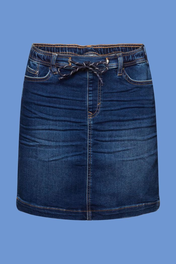 Jeans-Minirock im Jogger-Stil