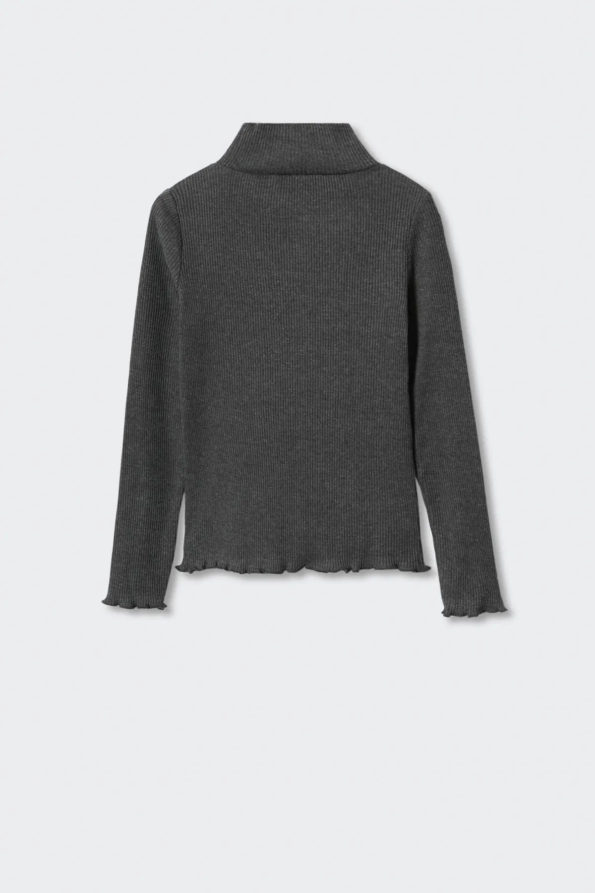 MANGO Kids  Dunkelgraues T-Shirt für Mädchen