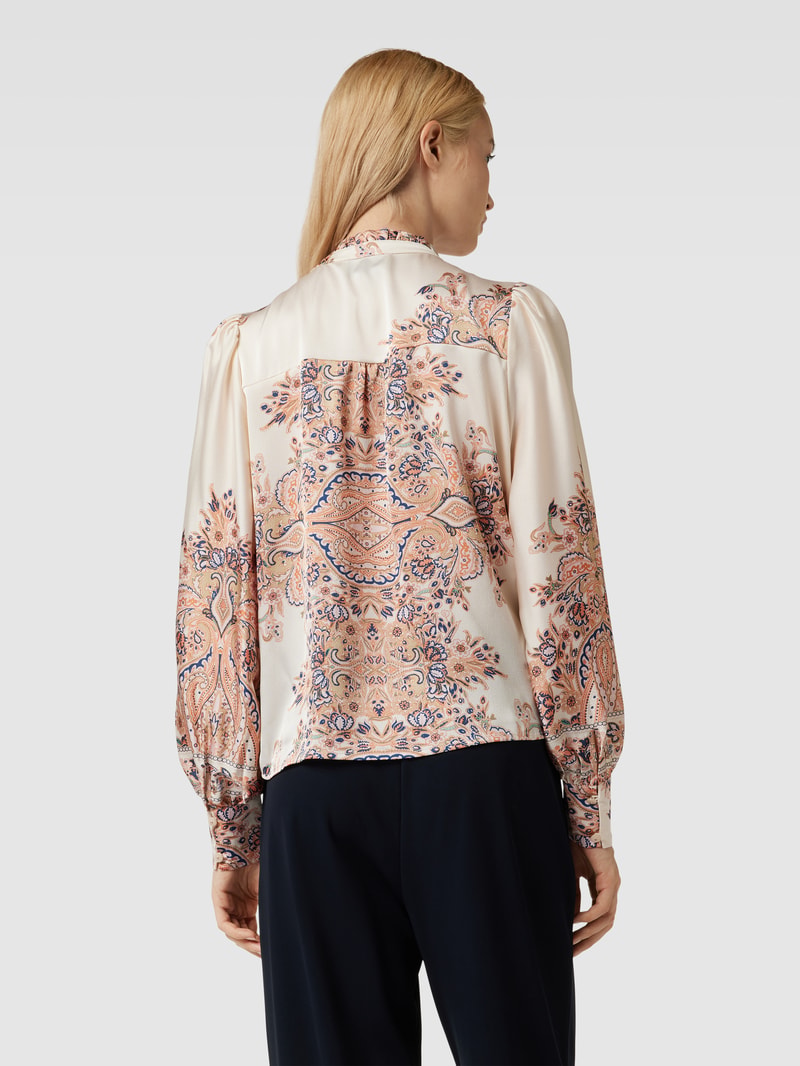 Bluse mit Paisley-Muster Modell 'Massima' in ecru