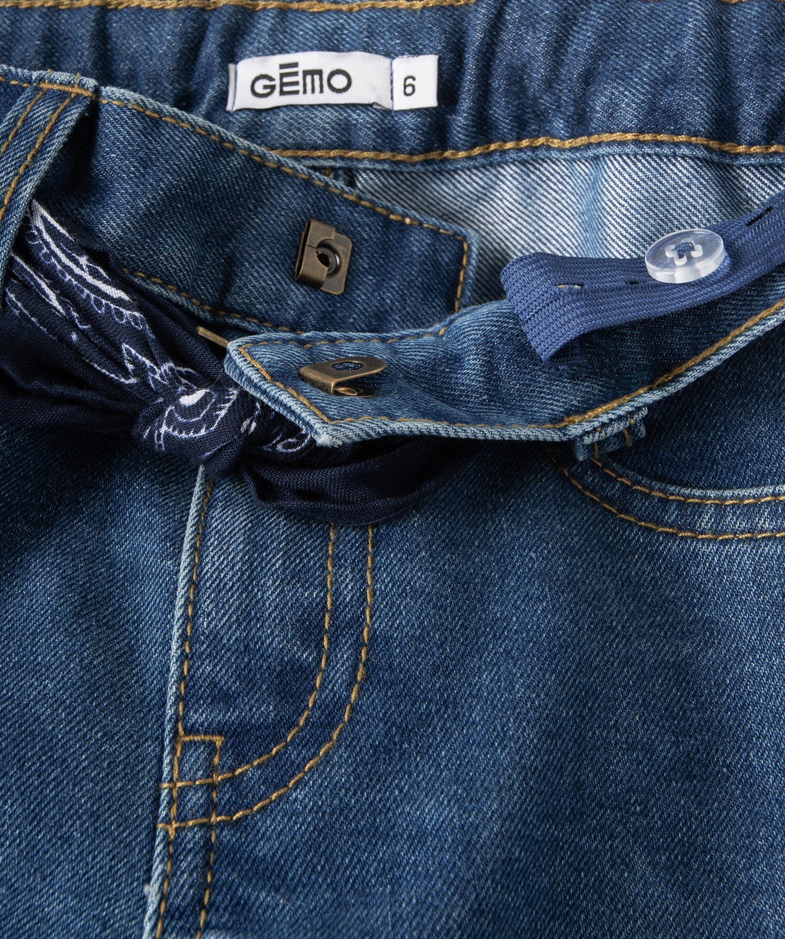 Jean Garçon coupe Regular cinq poches stone | GEMO