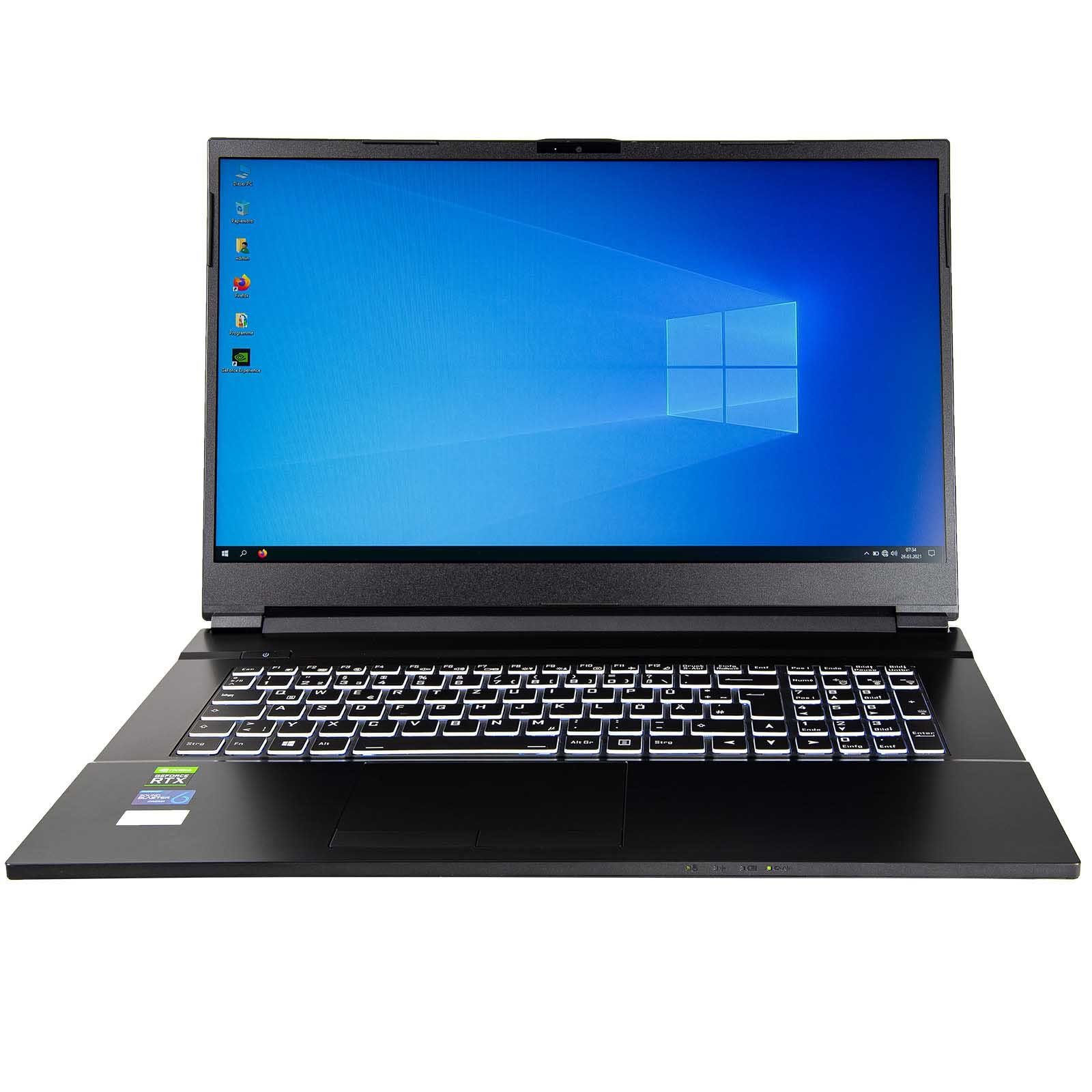 dcl24.de Gaming-Notebook (43,90 cm/17.3 Zoll, Intel Core i5 Intel Core i5-10300H, RTX 3060, 2000 GB SSD)