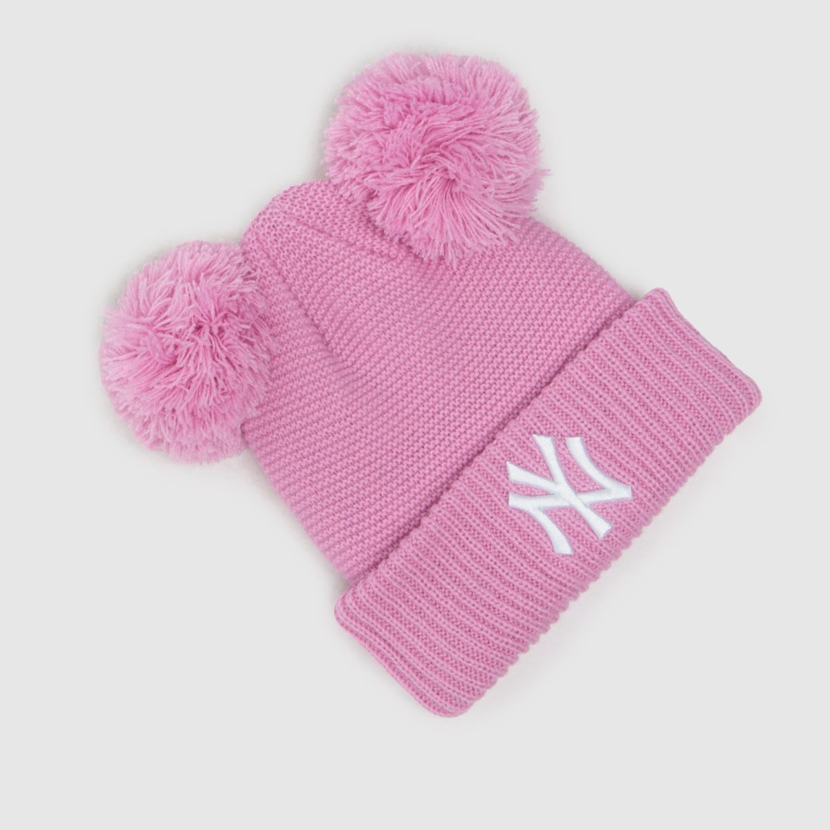 New Era rosa mössa med dubbla pom-motiv för barn