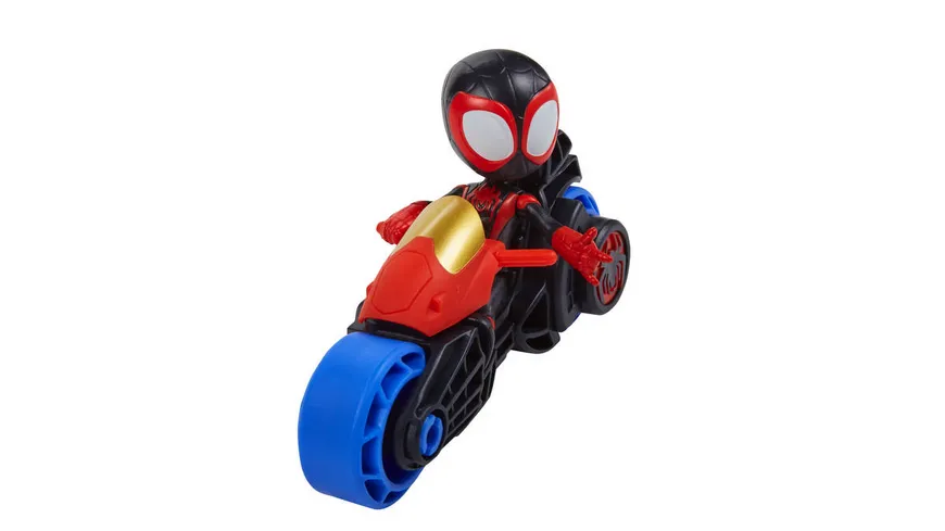 Hasbro - Marvel Spidey and His Amazing Friends Figuren mit Motorrädern, 1 Stück, sortiert