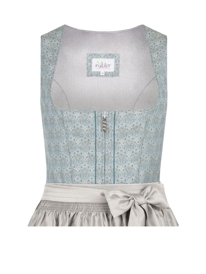 Nübler Midi Dirndl Efia in Petrol günstig kaufen