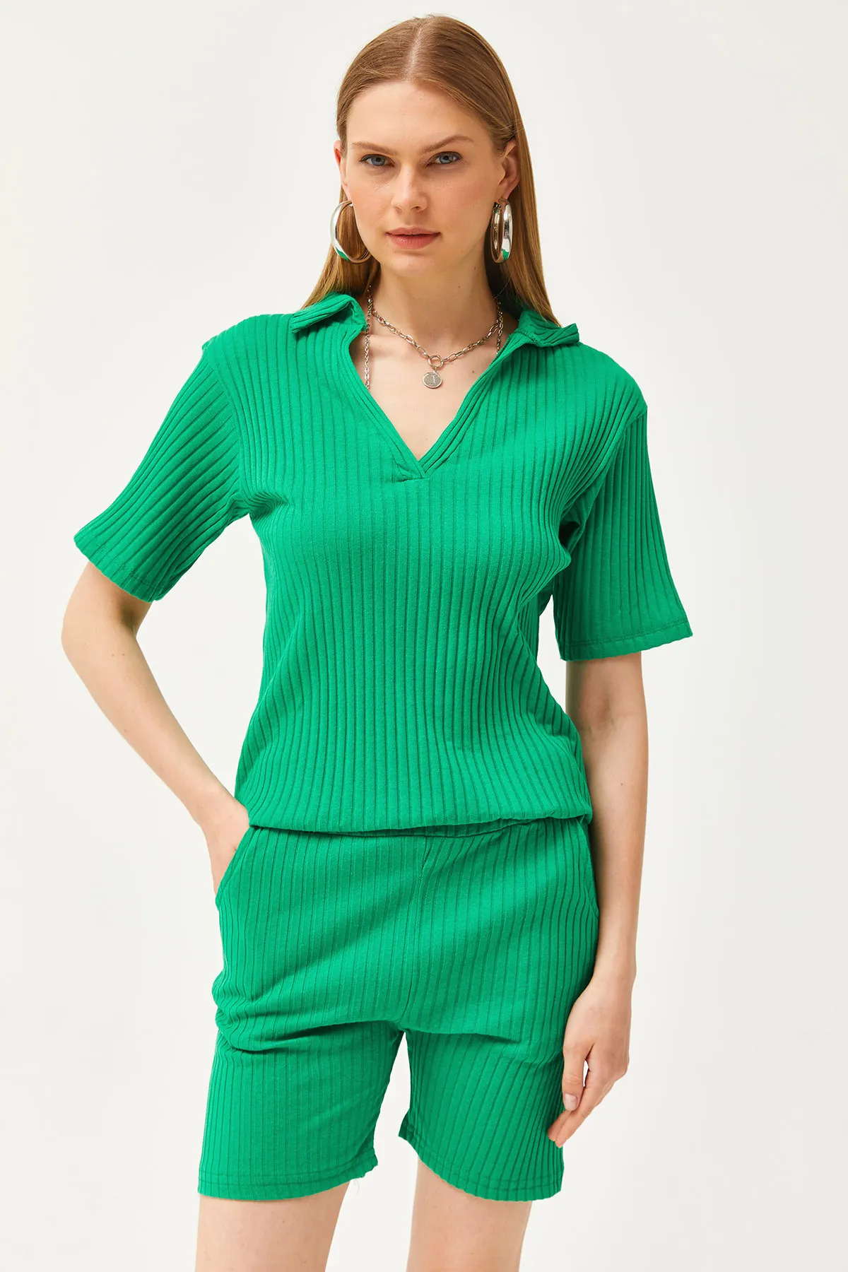 Olalook  Zweiteiler - Grün - Oversized