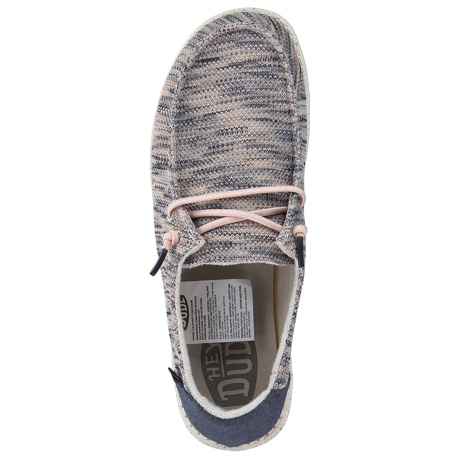 Hey Dude 40078, Schnürschuhe, Damen, rosa meliert