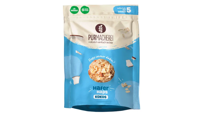 PURmacherei HaferHAPS Kokos 50 g