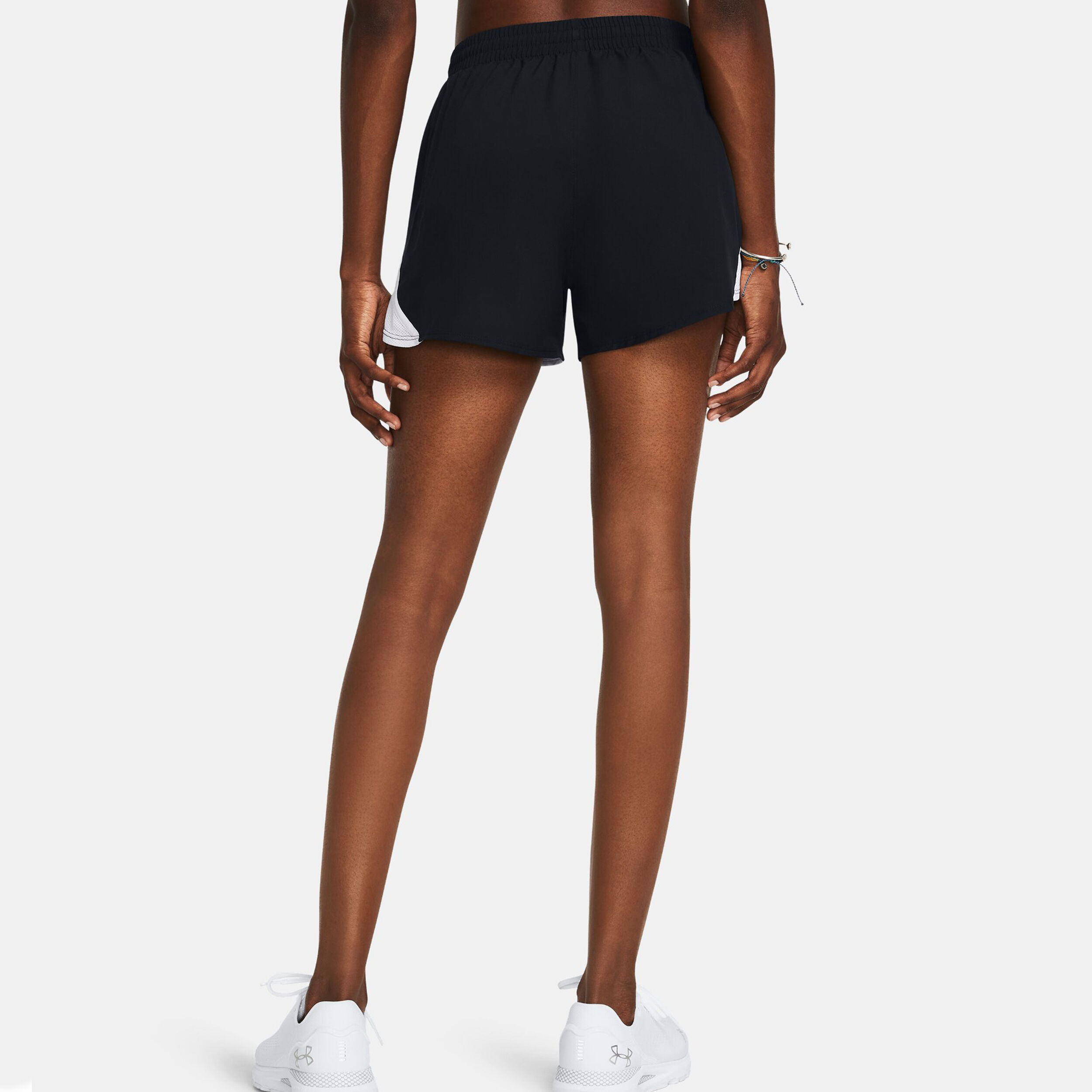 Fly By Shorts Damen - Schwarz, Weiß