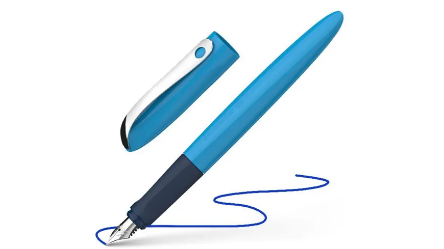 Schneider Schreiblernfüller Wavy Feder A blau blau