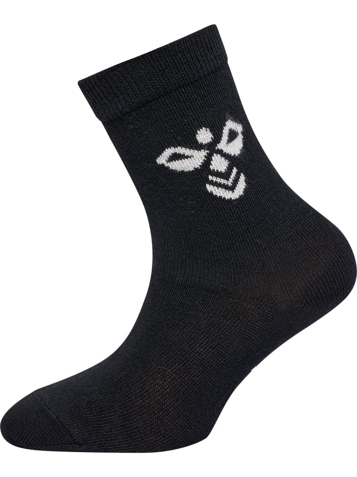 Hummel Hummel Sutton 3-Pack Kinder in BLACK/GREY MELANGE/BLUE NIGHTS günstig kaufen