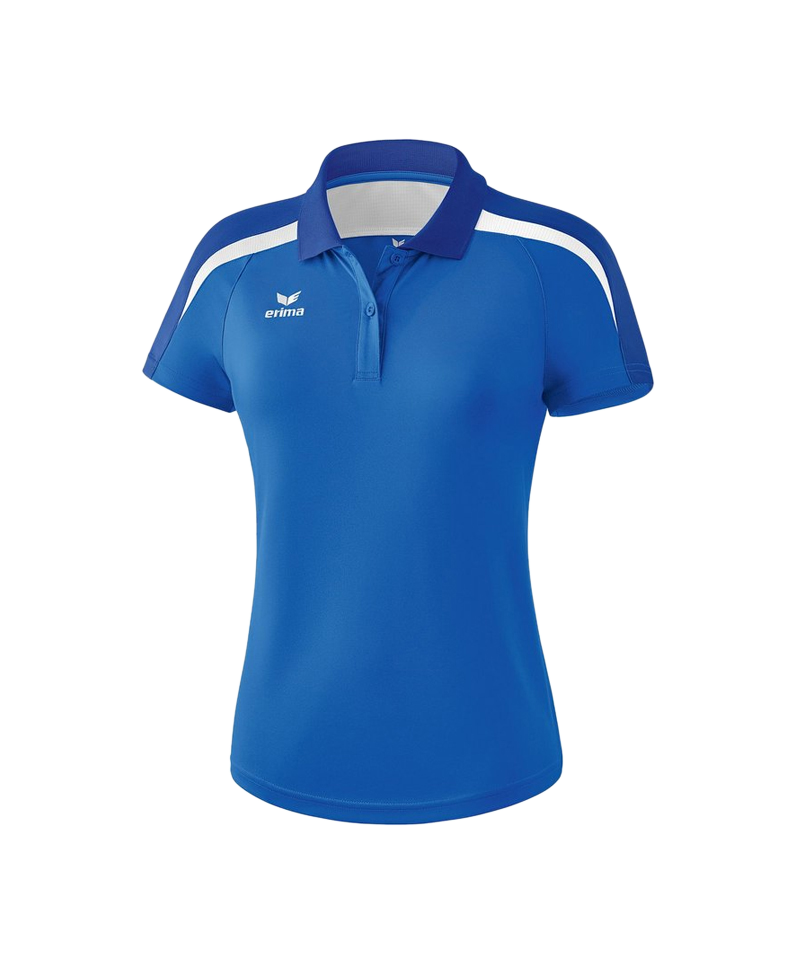 Erima Liga 2.0 Poloshirt Damen Blau Weiss