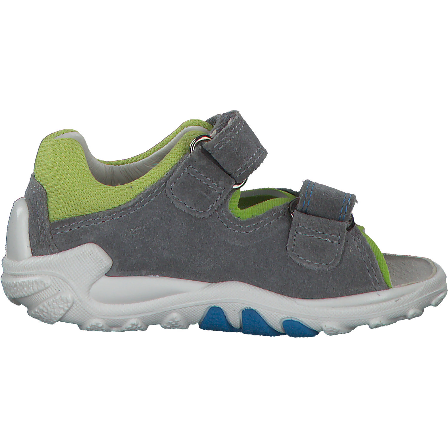 Superfit FLOW 00034, Sandalen (Kinder), Kinder, HELLGRAU/HELLGRÜN
