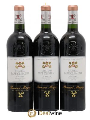 Château Pape Clément Cru Classé de Graves  2009 - Lot de 3 Bouteilles