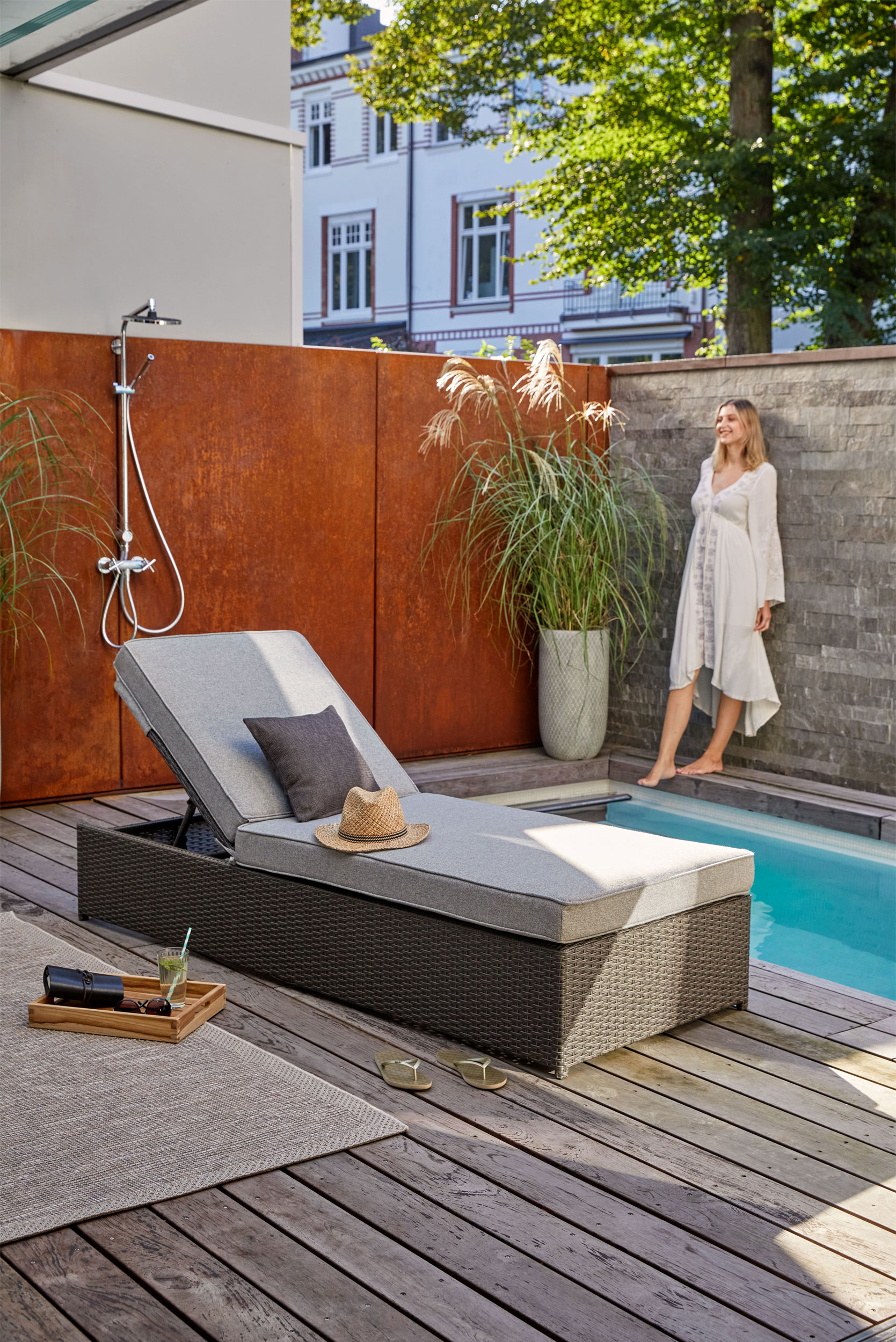 OUTDOORGartenliege Einzelelement