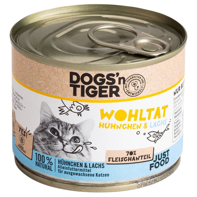 Sparpaket Dogs'n Tiger Adult Cat 12 x 200 g