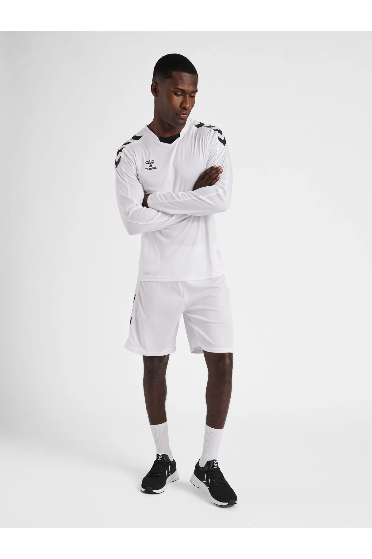 hummel  Kurze Sporthose - Weiß - Mittlerer Bund