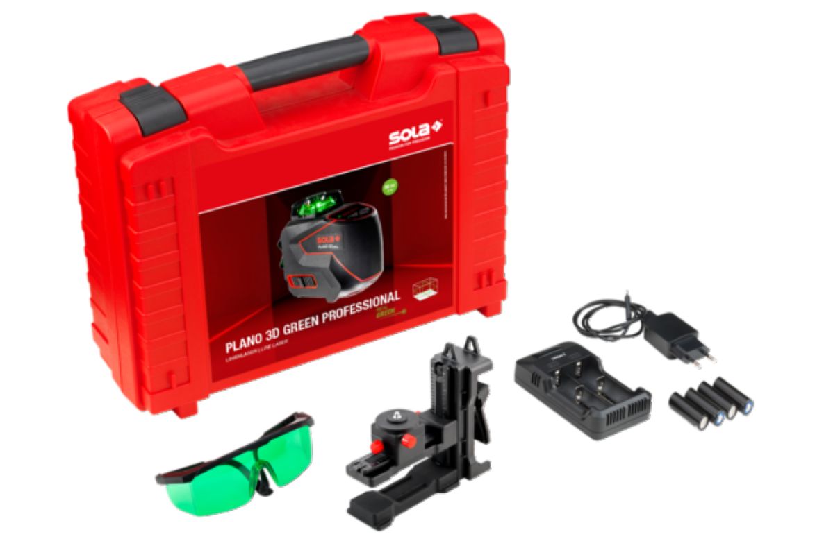 Sola 71017201 PLANO 3D linijski laser zeleni profesionalni