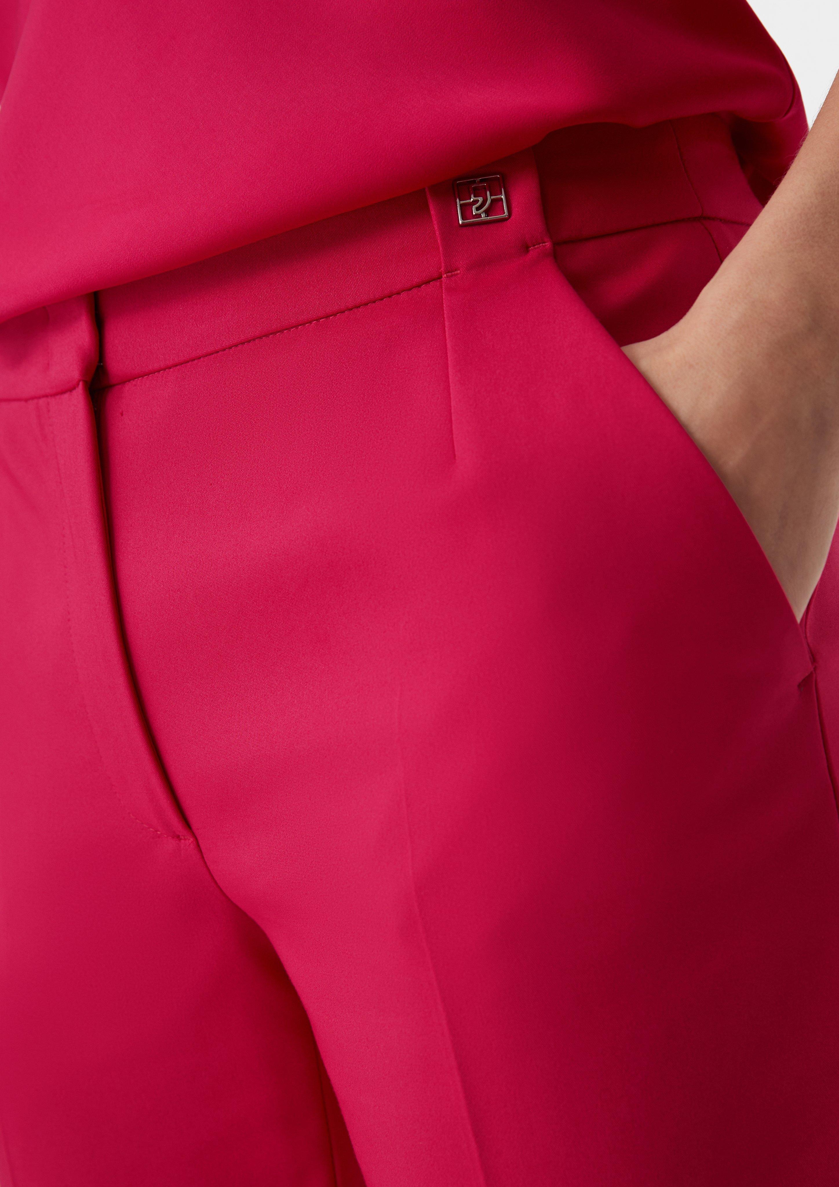 Regular: Hose mit Bügelfalten - pink