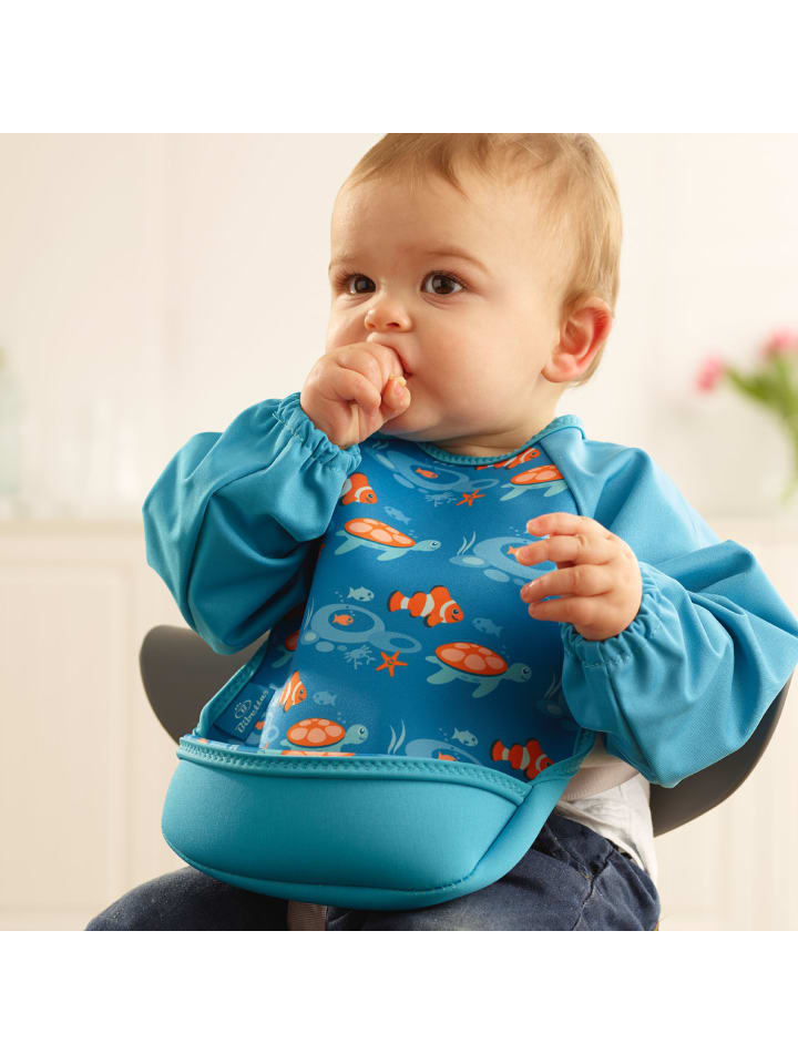 Bibetta Lätzchen mit Raglanärmeln Neopren-Lätzchen Tropenfisch günstig kaufen onesize