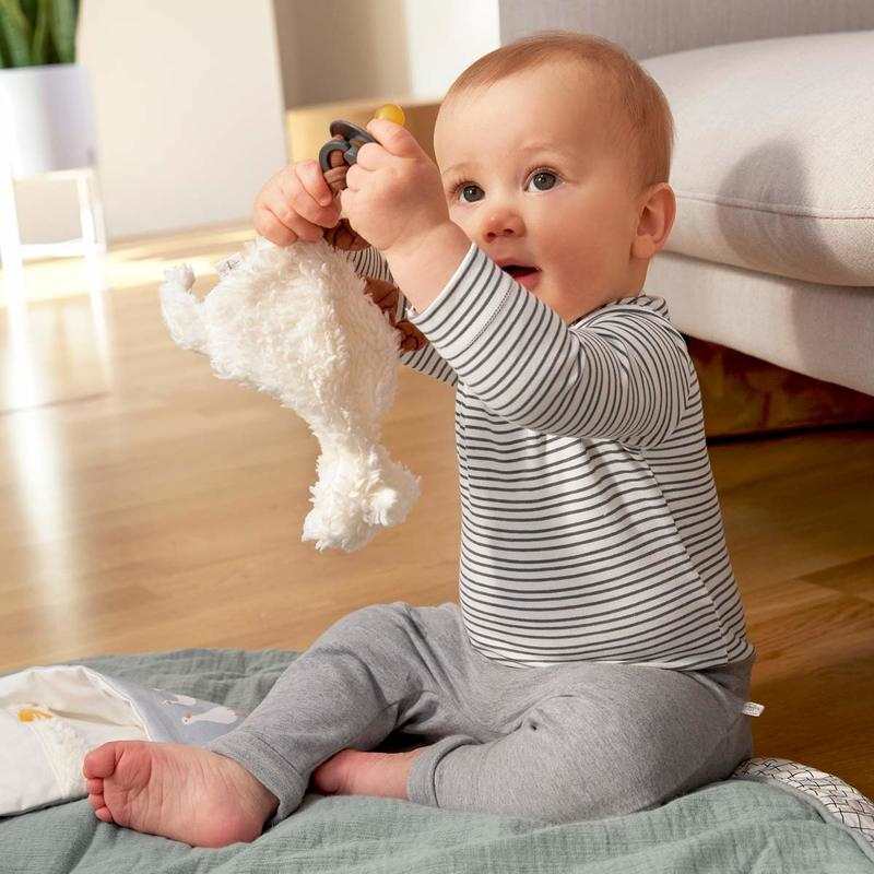 Attache sucette doudou Tiny Farmer Mouton Lässig