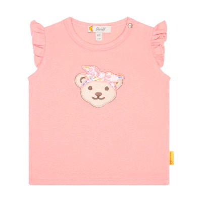 Set Hose + T-Shirt kurzarm, rosa für Mädchen