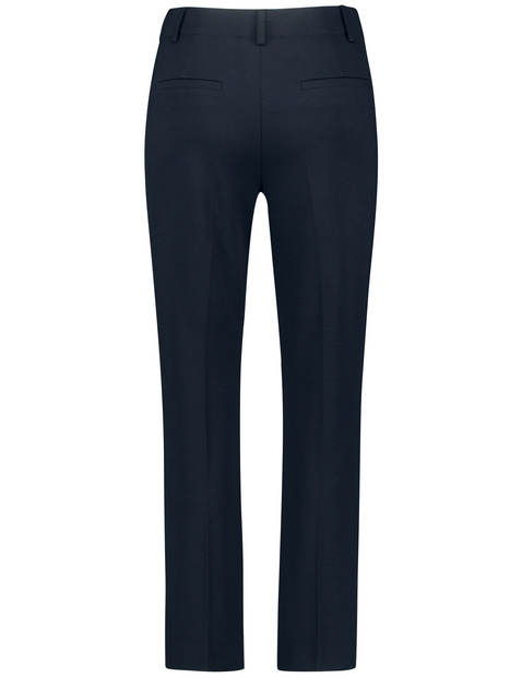 Elegante Stretchhose mit Saumschlitzen