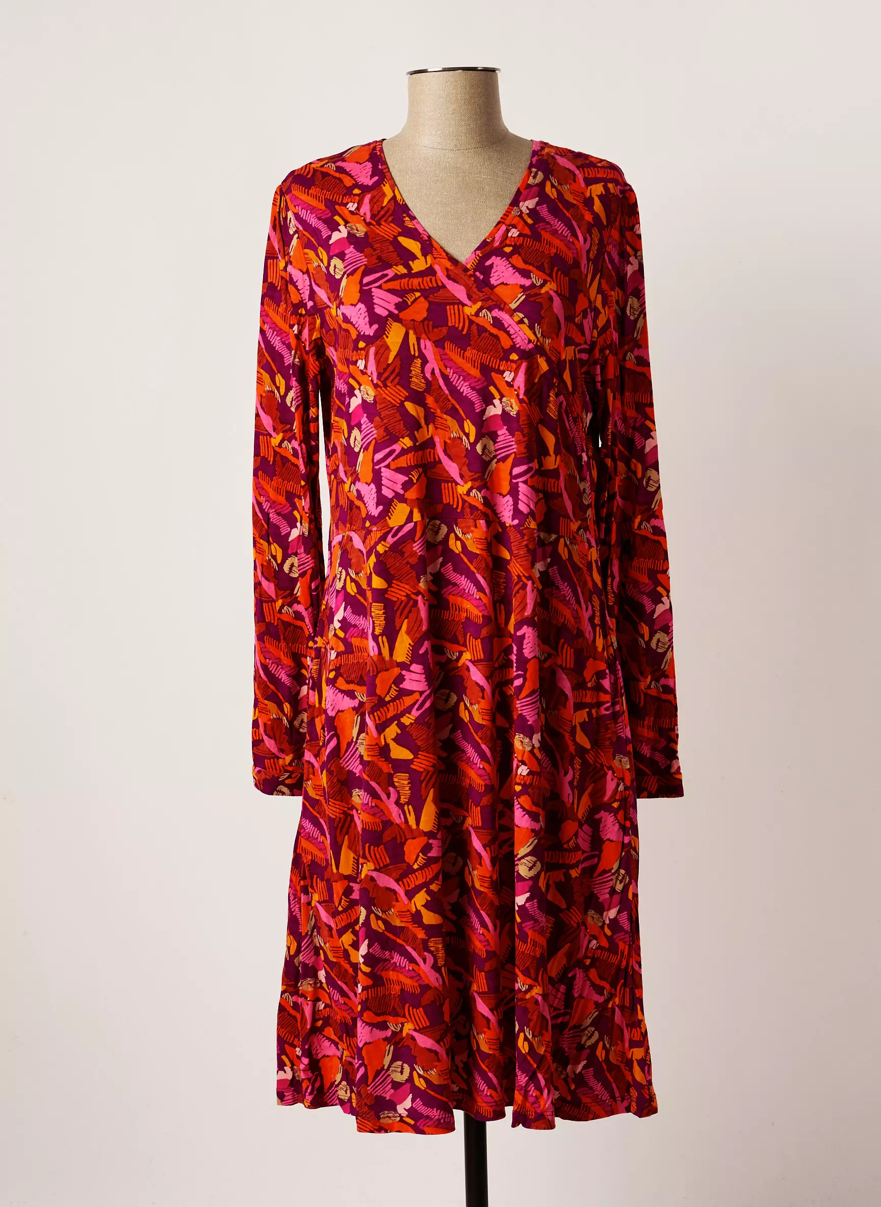 Agathe   Louise Robes Mi Longues Femme couleur violet