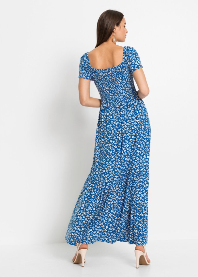 Bedrucktes Maxikleid aus nachhaltiger Viskose