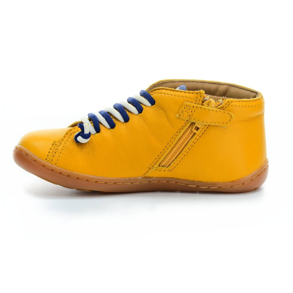 Camper Peu Cami Sella Desk Yellow (90019-100) gelbe Mid Cut Barfußschuhe