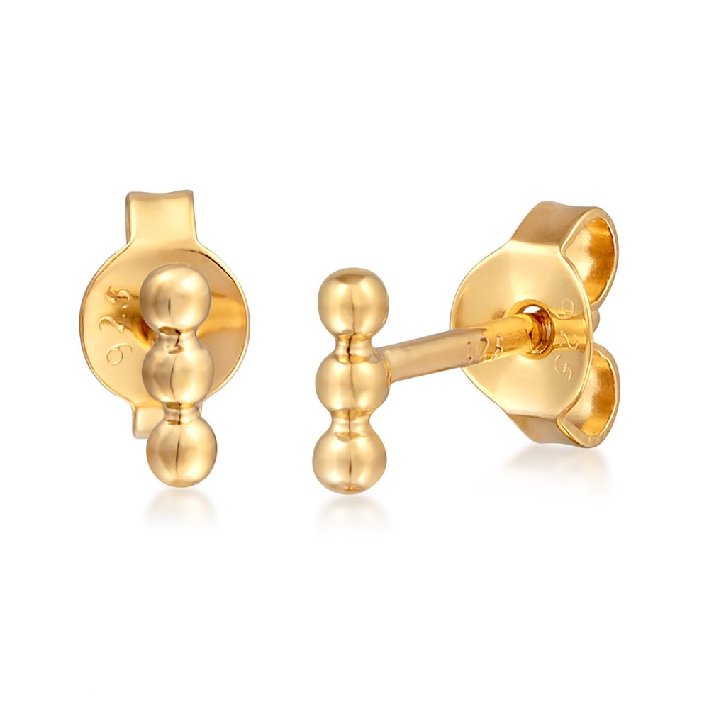 Elli Elli Boucles d'Oreilles Femmes clous d'oreilles boule design basique en argent st Boucles d'oreilles