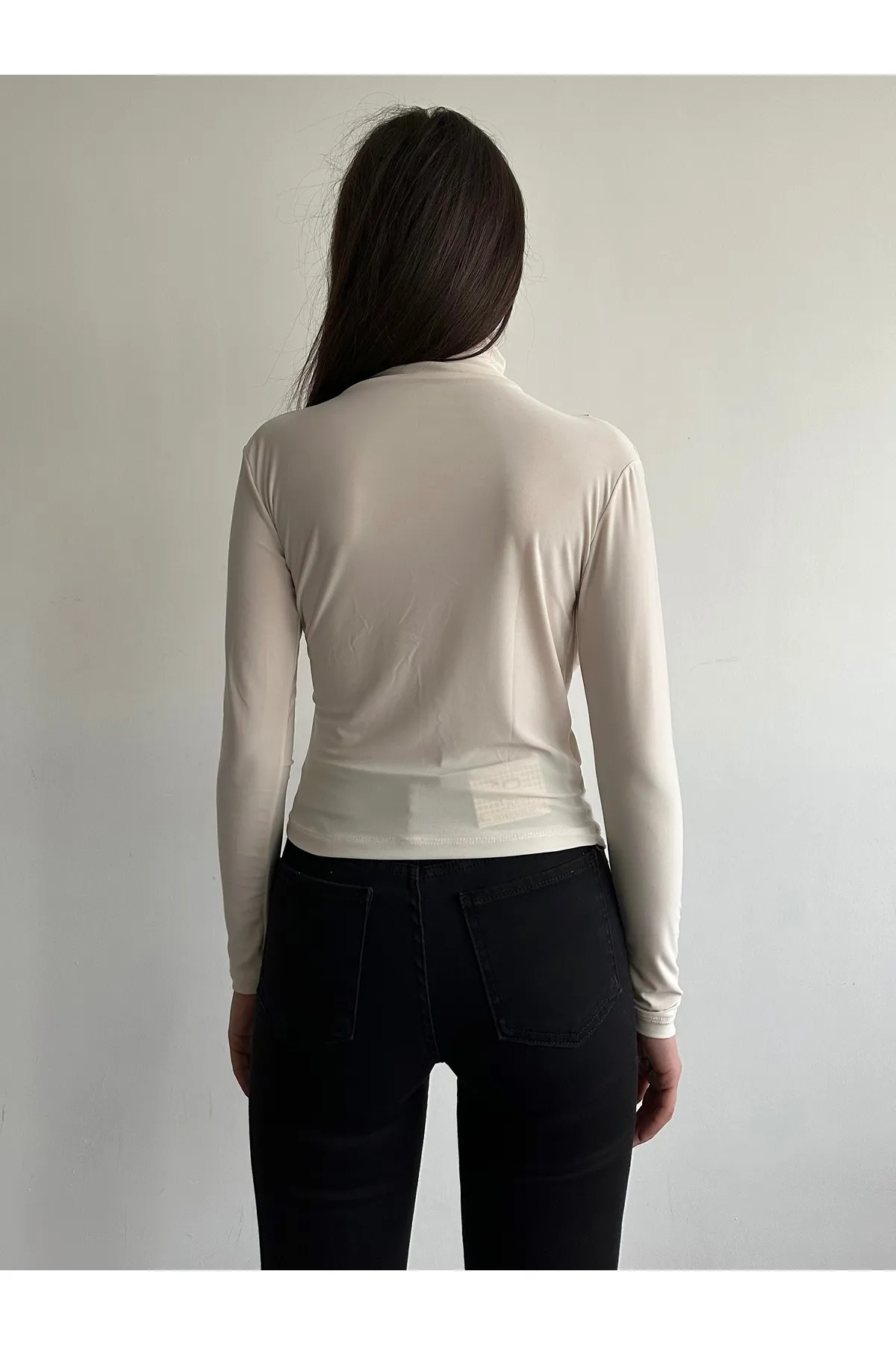 BEJNA  Bluse - Beige - Regular Fit