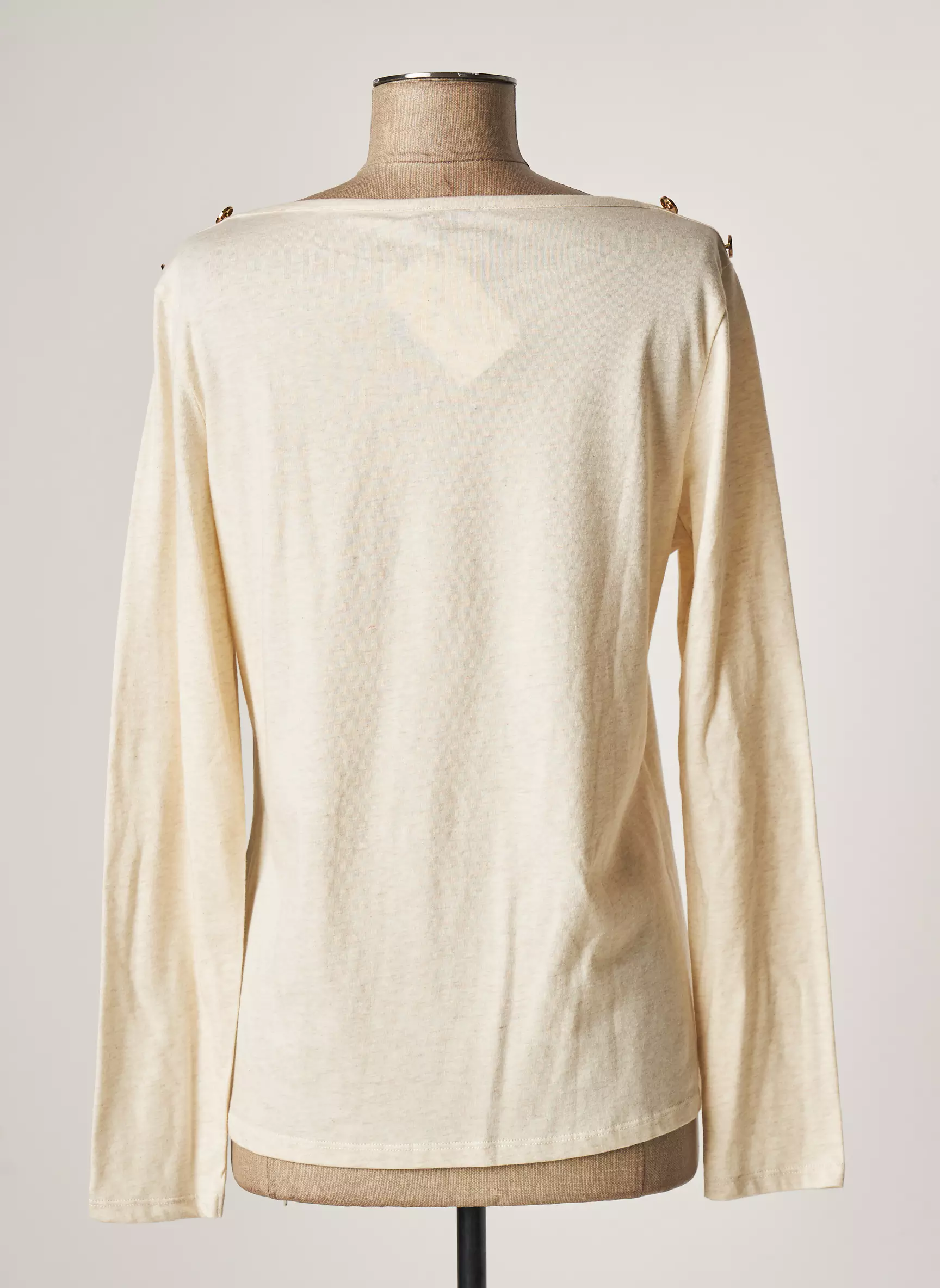 Julie Guerlande Tshirts Femme couleur beige