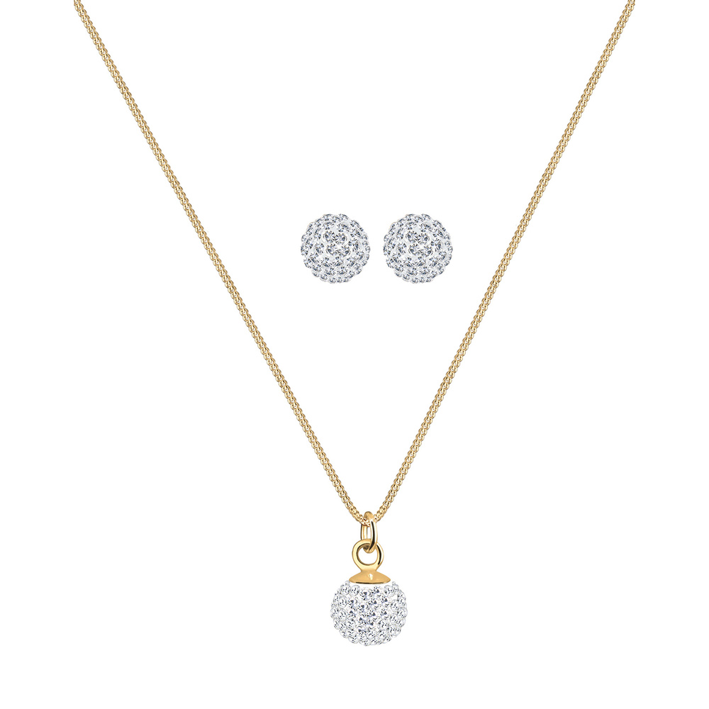 Elli Elli Ensemble de Bijoux Kristalle 925 Sterling Silber Bijoux