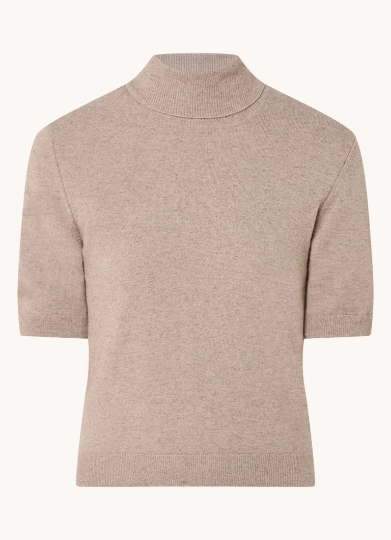 Benetton Fine-knit top in cashmere blend