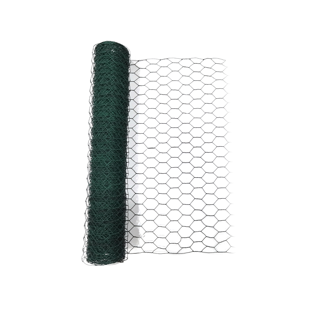 Powertec Garden HC Home & Living Drahtgitter PVC-ummantelt, HEXAGONAL, 2er Set ca. 5 x 0,5 m