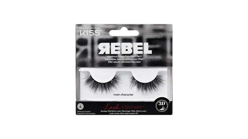 KISS Wimpern Lash Coutur REB02C - schwarz