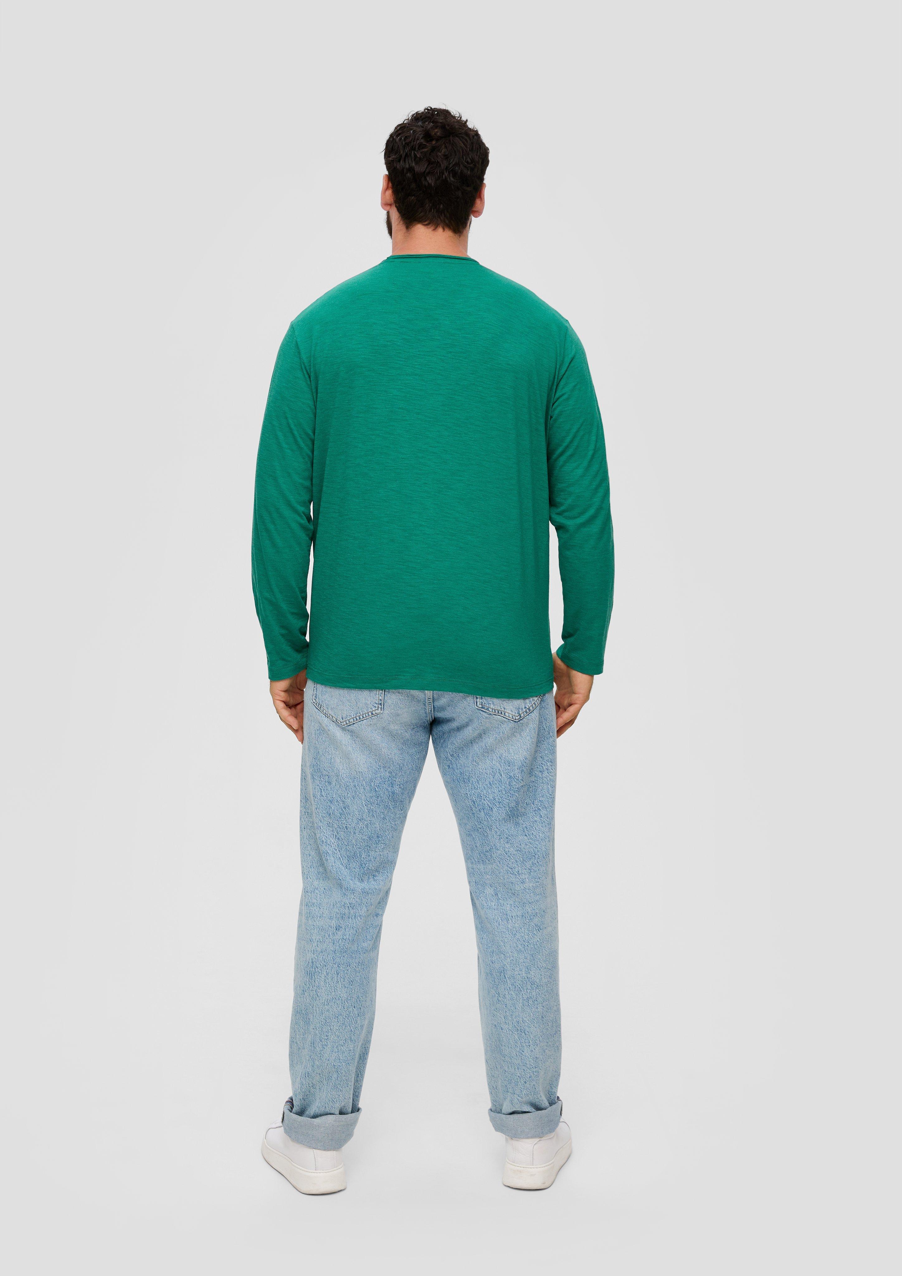 Longsleeve mit aufgesetzter Brusttasche  2146833-76W1