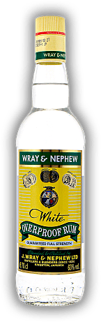 Wray & Nephew White Overproof / Appleton Wray & Nephew White Overproof / Appleton Gehaltvoller weißer Rum mit wunderbar fruchtigen Noten - weltweit der meistverkaufte seiner Art. 0,7	 Liter - Vol 63%