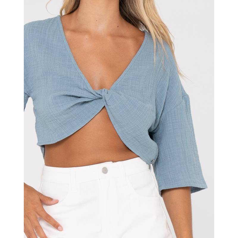 RUSTY SOMEWHERE TWISTED REVERSIBLE TOP 2-in-1 Top Damen