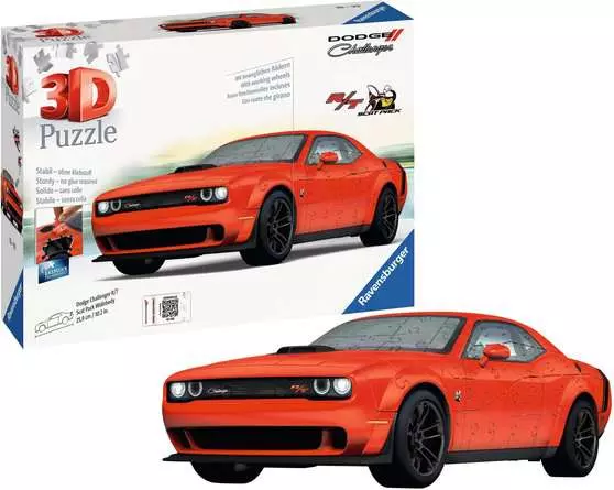 3D Puzzle Dodge Challenger R/T Scat Pack Widebody
