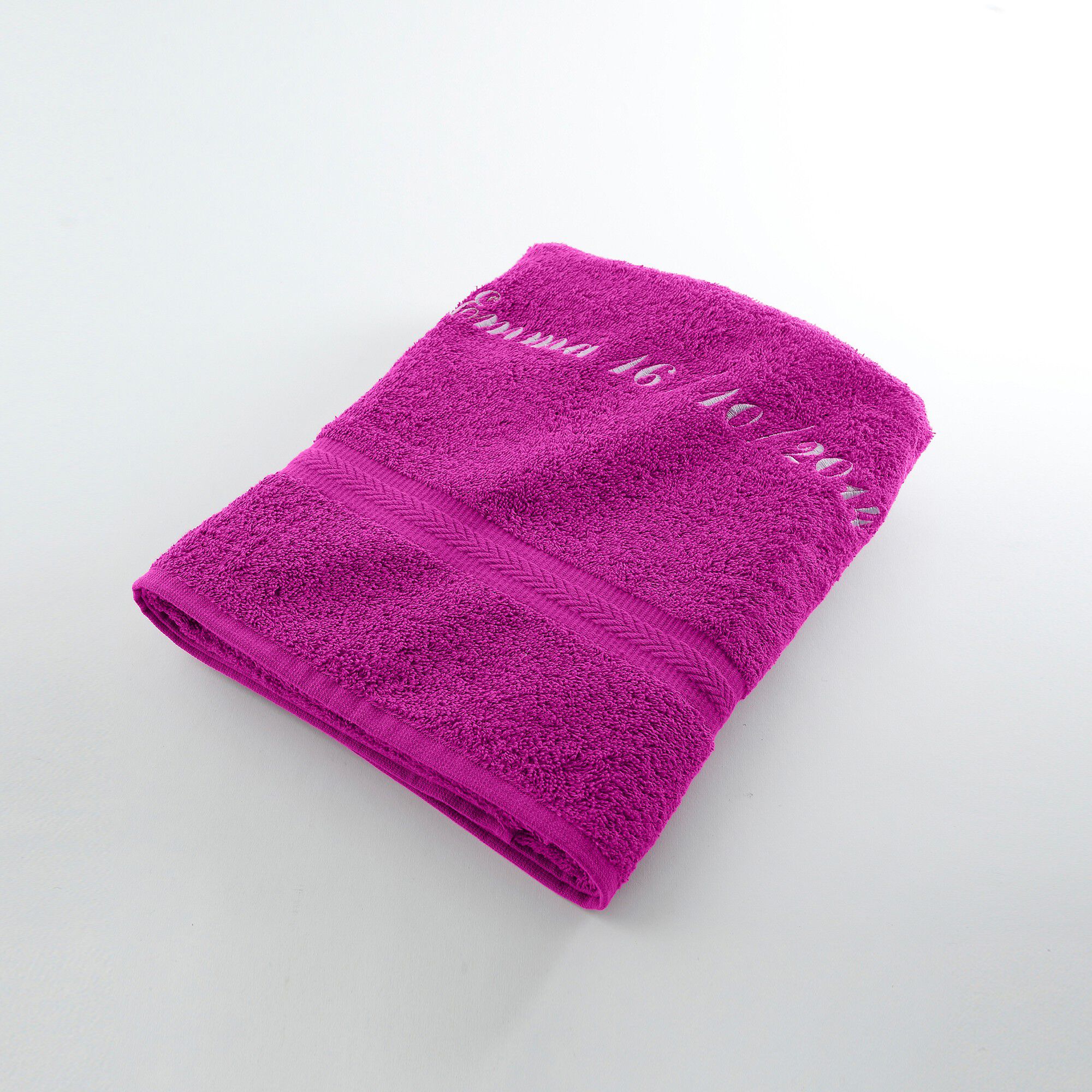 Serviette éponge personnalisable confort moelleux