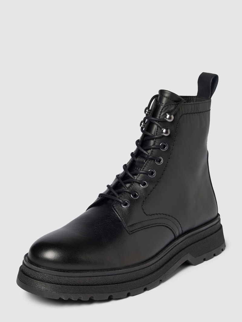 Boots aus Leder Modell 'MARTIN' in schwarz